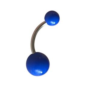 Royal Blue Belly Button Ring 💙✨